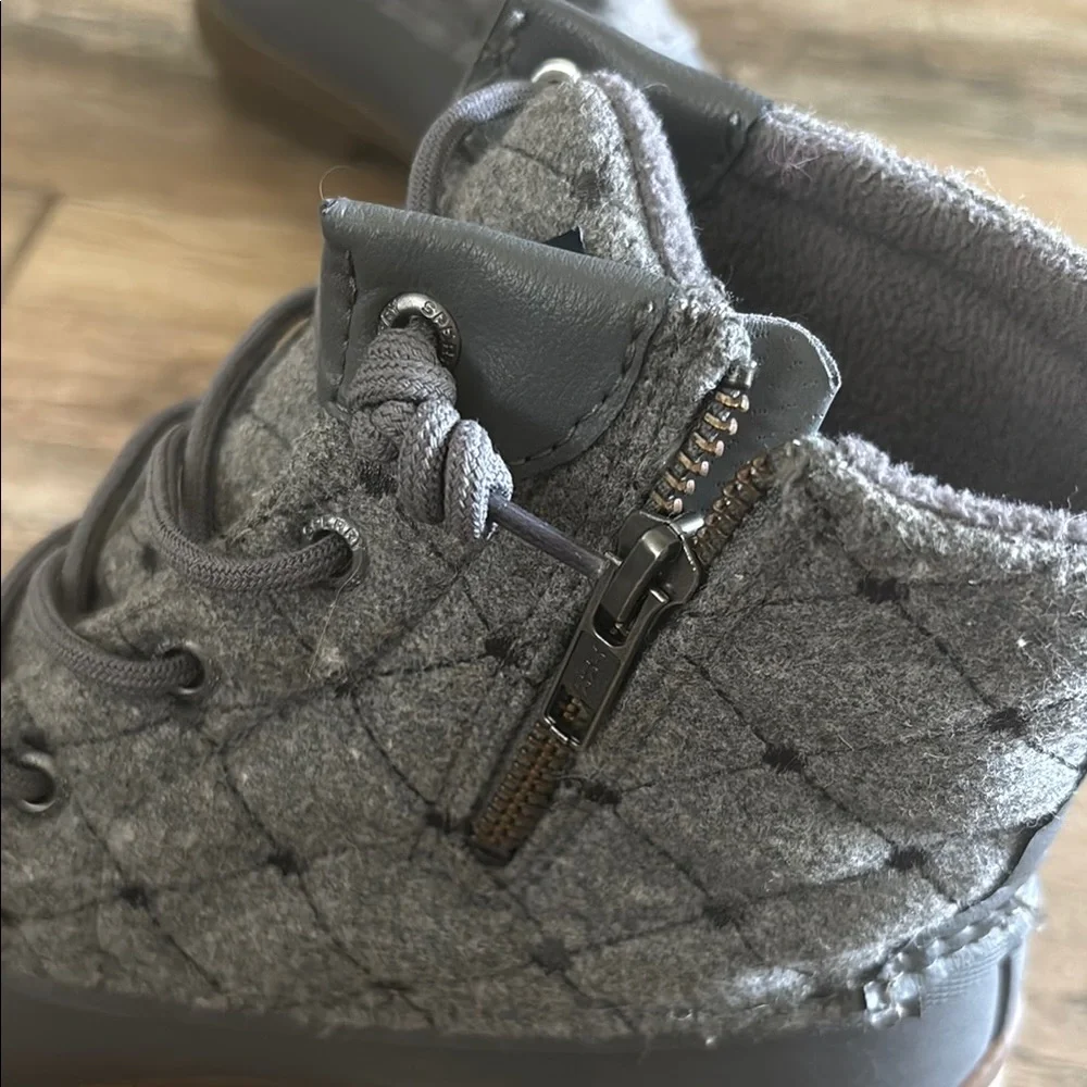 Sperry Charcoal and Taupe Duck Boots - Picture 6 of 7